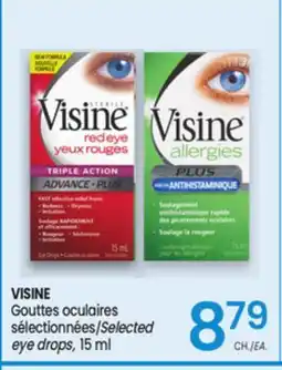 Uniprix VISINE Gouttes oculaires sélectionnées / Selected eye drops offer