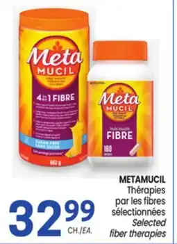 Uniprix METAMUCIL Thérapies par les fibres sélectionnées/Selected fiber therapies offer