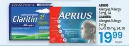 Uniprix AERIUS Allergies/Allergy, CLARITIN Allergies/Allergy offer