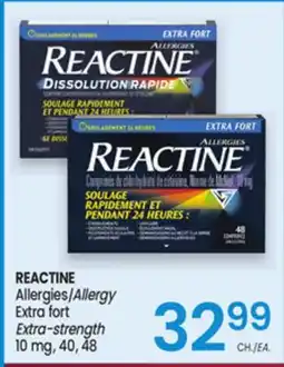 Uniprix REACTINE Allergies Extra fort/Allergy Extra-strength offer