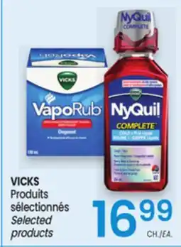 Uniprix VICKS Produits sélectionnés/Selected products offer