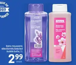 Uniprix OPTION+ Bains moussants sélectionnés/Selected bubble baths offer