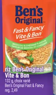 Metro RIZ BEN'S ORIGINAL VITE & BON | BEN'S ORIGINAL FAST & FANCY offer