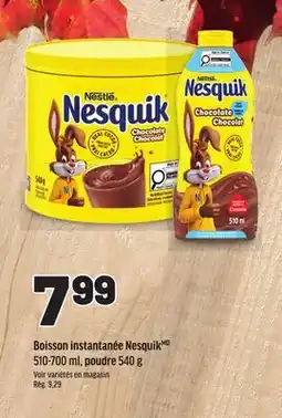 Metro BOISSON INSTANTANÉE NESQUIK offer