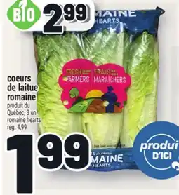 Metro COEURS DE LAITUE ROMAINE | ROMAINE HEARTS offer