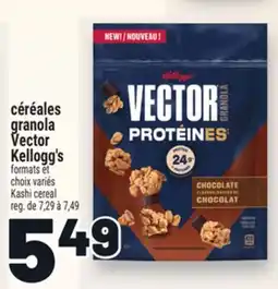 Metro CÉRÉALES GRANOLA VECTOR KELLOGG'S offer