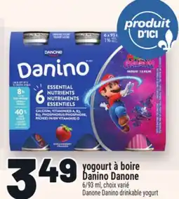 Metro YOGOURT À BOIRE DANINO | DANONE DANINO DRINKABLE YOGURT offer