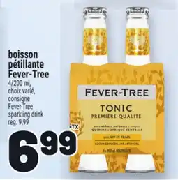 Metro BOISSON PÉTILLANTE FEVER‑TREE | FEVER‑TREE SPARKLING DRINK offer
