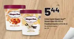 Metro CRÈME GLACÉE HAAGEN-DAZS DESSERT GLACÉ 400-450 ML FRAISE/VANILLE offer