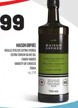 Metro MAISON ORPHÉE HUILLE D'OLIVE EXTRA VIERGE | EXTRA VIRGIN OLIVE OIL offer