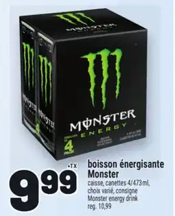 Metro BOISSON ÉNERGISANTE MONSTER | MONSTER ENERGY DRINK offer