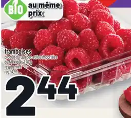 Metro FRAMBOISES | RASPBERRIES offer