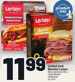 Metro SMOKED MEAT MONTRÉAL LESTERS | LESTERS MONTRÉAL SMOKED MEAT offer