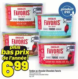 Metro FONDUE AU CHOCOLAT CHOCOLATSFAVORIS | CHOCOLATSFAVORIS CHOCOLATE FONDUE offer