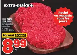 Metro BOEUF HACHÉ EXTRA-MAIGRE | EXTRA LEAN GROUND BEEF, ECONOMIC PACK offer
