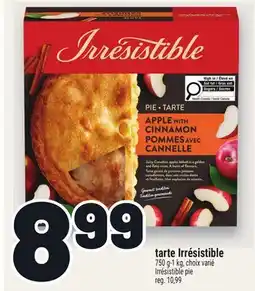 Metro TARTE IRRÉSISTIBLE | IRRÉSISTIBLE PIE offer