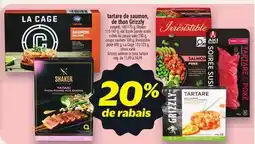 Metro TARTARE DE SAUMON, DE THON GRIZZLY | GRIZZLY SALMON OR TUNA TARTARE offer