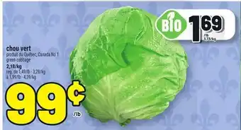 Metro CHOU VERT | GREEN CABBAGE offer