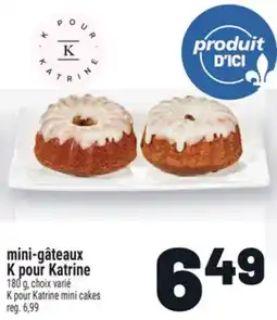 Metro MINI-GÂTEAUX K POUR KATRINE | K POUR KATRINE MINI CAKES offer