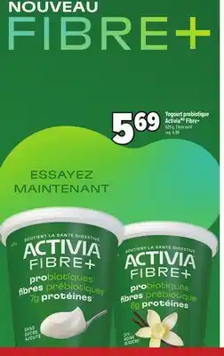 Metro YOGOURT PROBIOTIQUE ACTIVIA FIBRE+ offer