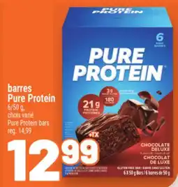 Metro BARRES PURE PROTEIN | PURE PROTEIN BARS offer