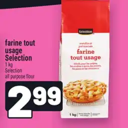 Metro FARINE TOUT USAGE SELECTION | SELECTION ALL PURPOSE FLOUR offer