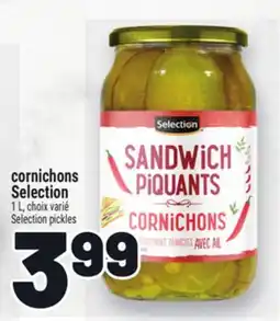 Metro CORNICHONS SELECTION | SELECTION PICKLES offer