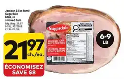 Giant Tiger Sugardale bone-in smoked ham offer