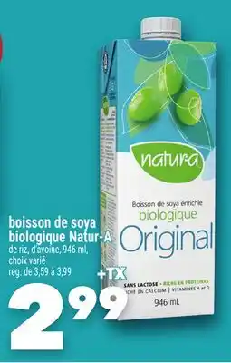Marche Ami BOISSON DE SOYA BIOLOGIQUE NATUR‑A offer