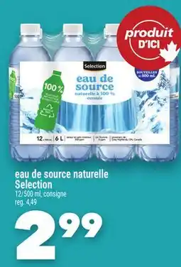 Marche Ami eau de source naturelle Selection offer