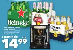 Marche Ami bière Heineken, Corona, Stella, Guinness offer