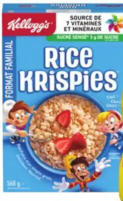 Giant Tiger Kellogg's cereal offer