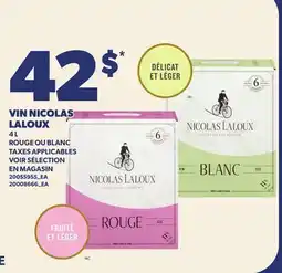 Provigo VIN NICOLAS LALOUX offer