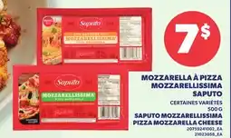 Provigo MOZZARELLA À PIZZA MOZZARELLISSIMA SAPUTO, 500 G | SAPUTO MOZZARELLISSIMA PIZZA MOZZARELLA CHEESE offer