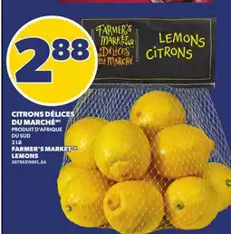 Provigo CITRONS DÉLICES DU MARCHÉ, 2 LB | FARMER'S MARKET LEMONS offer