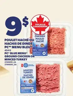 Provigo POULET HACHÉ OU HACHIS DE DINDE PC MENU BLEU, 454 G | PC BLUE MENU GROUND CHICKEN OR MINCED TURKEY offer