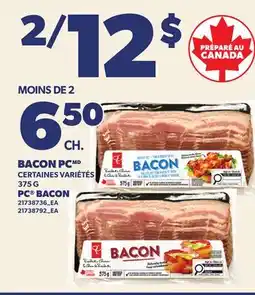 Provigo BACON PC | PC BACON offer