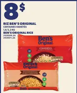 Provigo RIZ BEN'S ORIGINAL, 1,6/2,2 KG | BEN'S ORIGINAL RICE offer