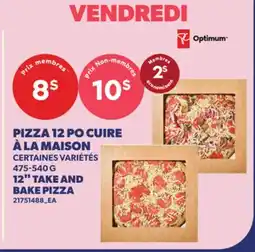 Provigo PIZZA 12 PO CUIRE À LA MAISON | 12 TAKE AND TAKE AND BAKE PIZZA offer