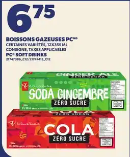 Provigo BOISSONS GAZEUSES PC | PC SOFT DRINKS offer