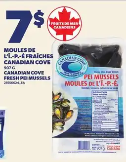 Provigo MOULES DE L'Î.-P.-É FRAÎCHES CANADIAN COVE, 907 | CANADIAN COVE FRESH PEI MUSSELS offer