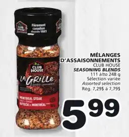 Marches Tradition CLUB HOUSE SEASONING BLENDS offer