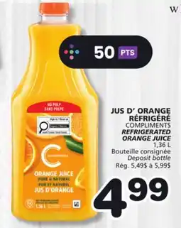 Marches Tradition COMPLIMENTS REFRIGERATED ORANGE JUICE offer