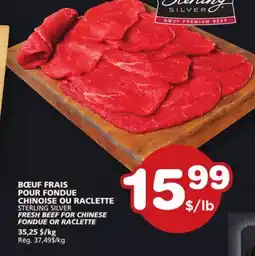 Marches Tradition STERLING SILVER FRESH BEEF FOR CHINESE FONDUE OR RACLETTE offer