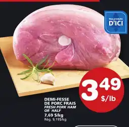 Marches Tradition FRESH PORK HAM OR HALF offer