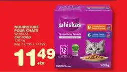 Marches Tradition WHISKAS CAT FOOD offer