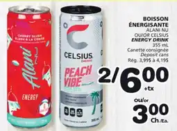 Marches Tradition ALANI NU OR CELSIUS ENERGY DRINK offer