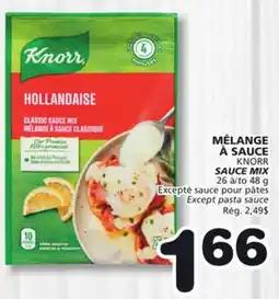 Marches Tradition KNORR SAUCE MIX offer
