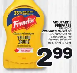 Marches Tradition FRENCH'S PREPARED MUSTARD offer