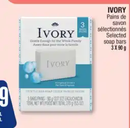 Jean Coutu IVORY Selected soap bars offer